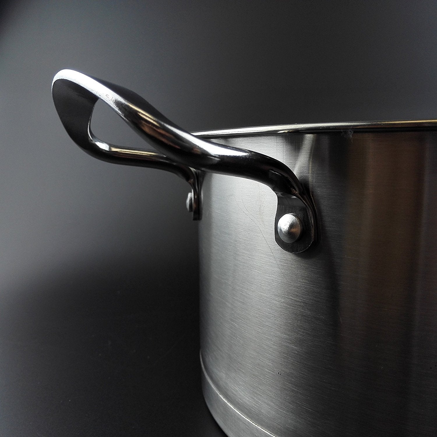Big Sale-Topoko Stainless Steel 4-quart Saucepot - Perfect Family Soup Pot  with Tempered Glass Lid Cooking Pot Cookware