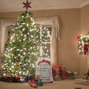 Christmas Bag Santa Sack Canvas Bag For Gifts Santa Sack Special Delivery Extra Large Size 27.5"x19.5" (4 Random)