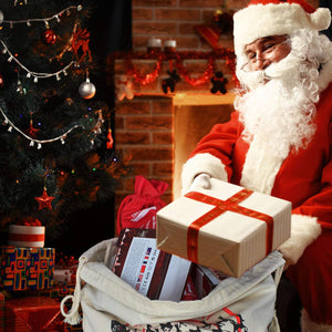Christmas Bag Santa Sack Canvas Bag For Gifts Santa Sack Special Delivery Extra Large Size 27.5"x19.5" （2 Random）