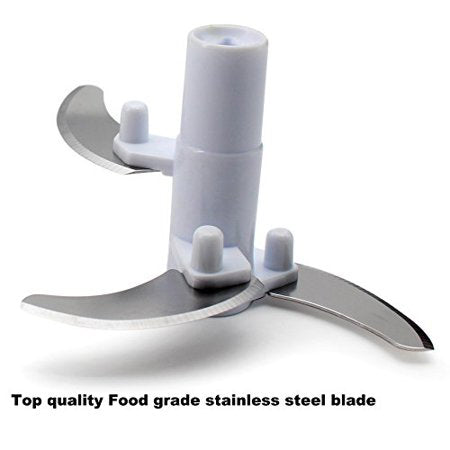 Manual Food Chopper, Stainless Steel Sharp Cutter Blades Handheld