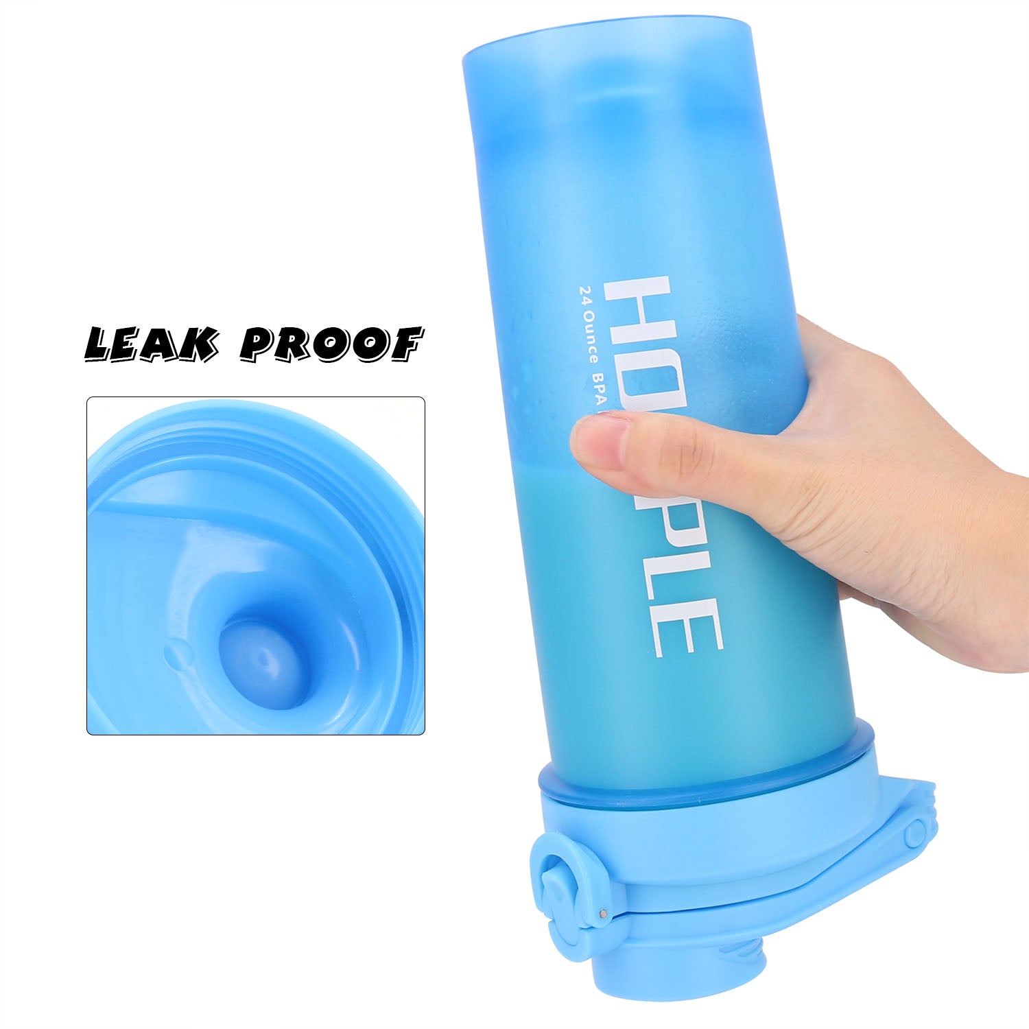 350/550ML Protein Powder Shake Cup Mixer Cup Drink Bottle Gym Smoothie Cup,  Sports Fitness Water Cup, BPA Free, Leak-Proof Lid, With Handle