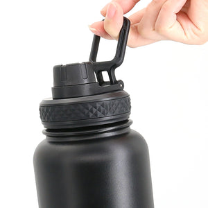 Twisted Top Lid For Hydro Flask Wide Mouth Water Bottle, Compatible with Hydro Flask Wide Mouth Bottles & All Other Stainless Steel Wide Mouth Bottles