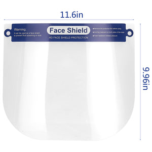 Safety Face Shield 2 PCS, All-Round Protection Cap Plastic Face Shield Safety Face Shield Full Face Shield for Men and Women Anti-Fog, Anti-saliva, Anti-Spitting Hat Cover Outdoor