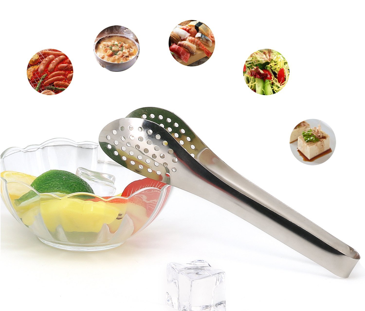 Stainless Steel Vegetable Steamer, Pasta Steamer, Folding Collapsible Basket for Various Size Pots