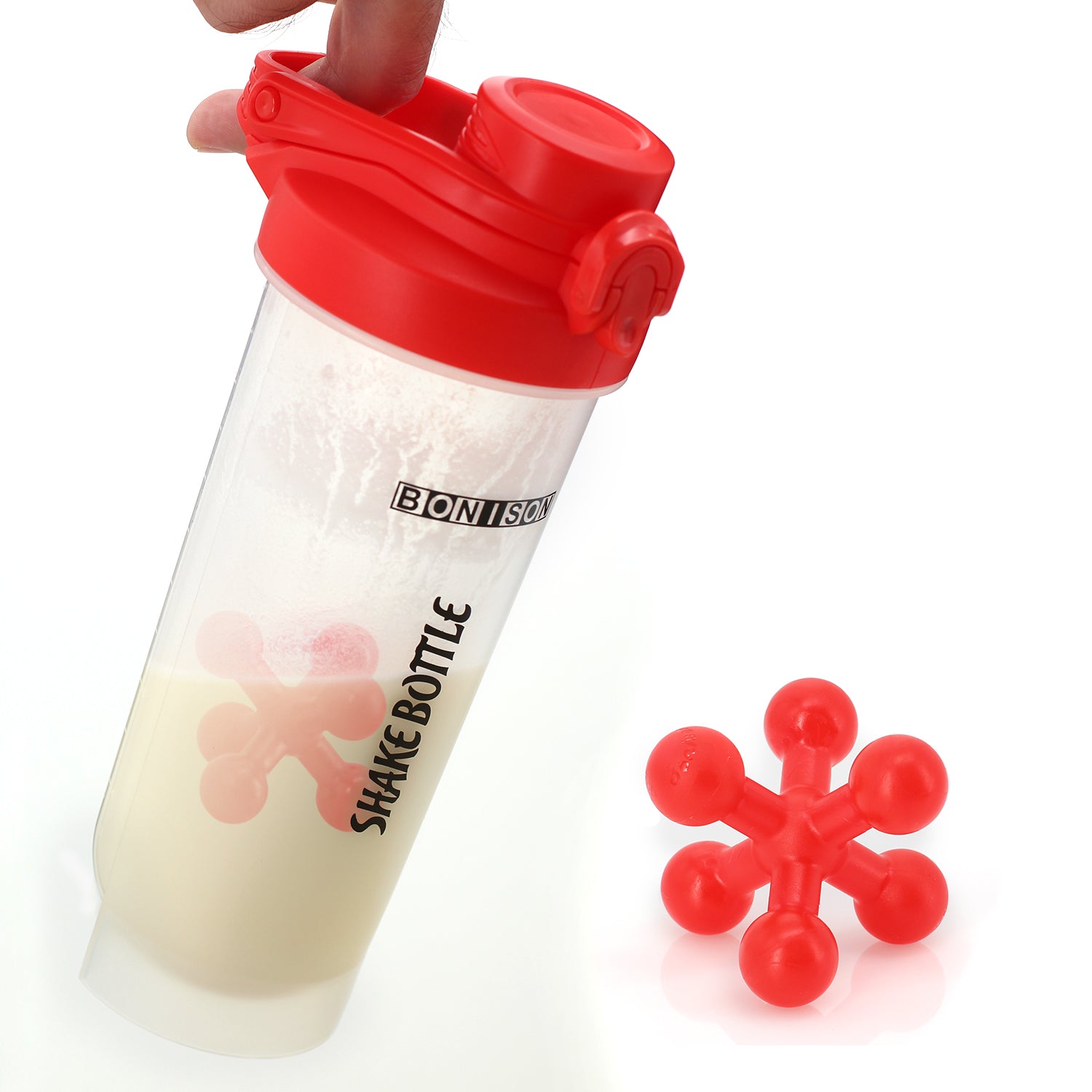 Milkshake Protein Shaker Balls，Powerful Mixing Ball For Stir, Mix, Shake  Powder Drinks，Plastic Stirring Ball Bottle Sports Drink Protein Bottle