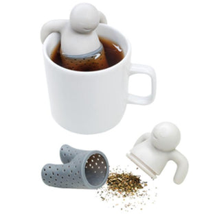 Mr. Tea Silicone Tea Infuser for Tea Cup, Mug, Tumbler, Bottle. (Random Color)