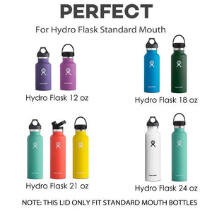 Replacement Lid For Standard Mouth Water Bottle Stainless Steel Double Wall Vacuum Insulated Water Bottle