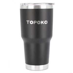 30 Ounce Tumbler Insulated Double Wall Stainless Steel Vacuum Tumbler –  TOPOKO