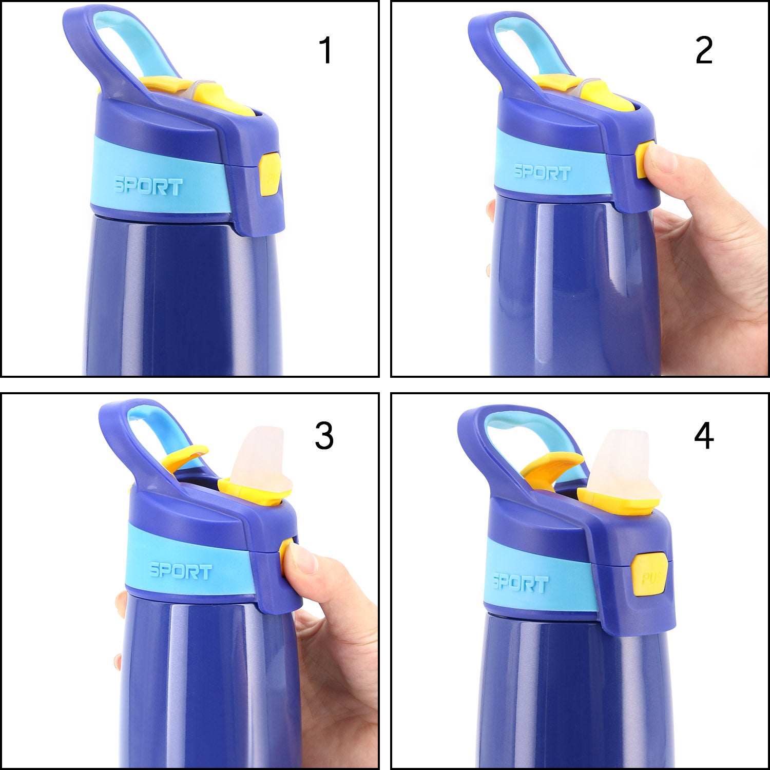 Contigo Kids Water Bottle Stainless Steel Insulated Straw